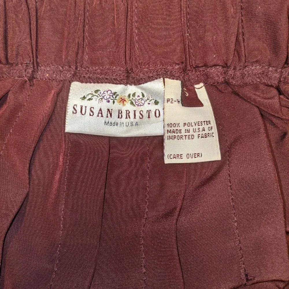 Vintage Pleated Susan Bristol Skirt